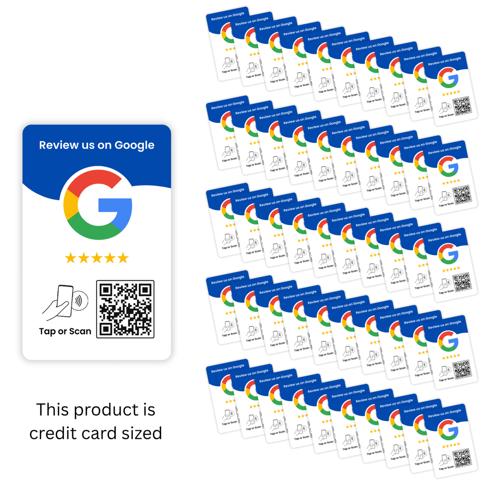 Google Review Card 50-Pack