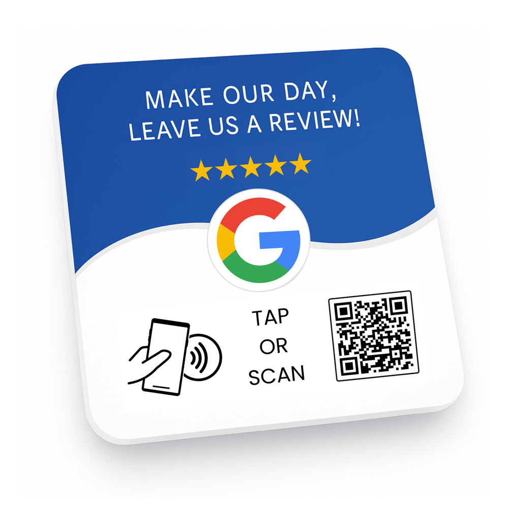 Google Review Plate